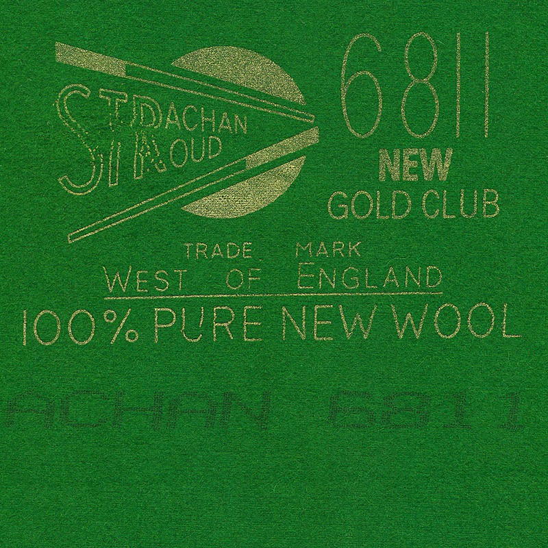 SUKNO_STRACHAN_SNOOKER_6811_NEW_CLUB_196SM_OLIVE_GREEN
