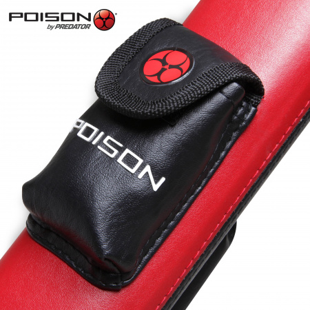 Тубус "Poison Armor 1x1" красный/чёрный