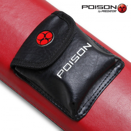Тубус "Poison Armor 2x2" красный/чёрный