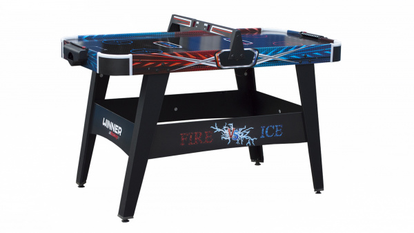 Игровой стол - аэрохоккей "Fire & Ice" 4ф