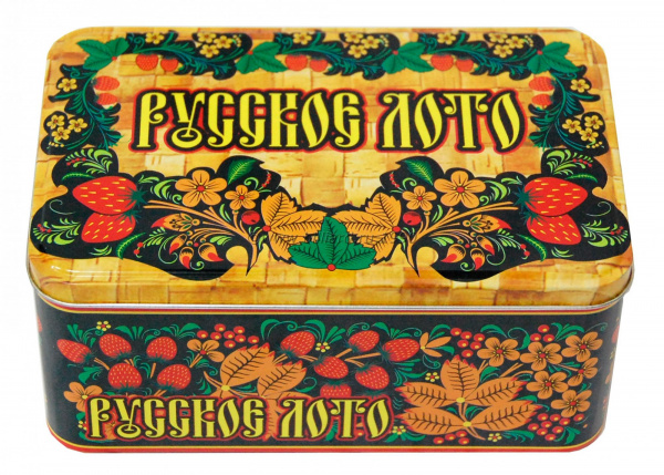 Подарочное "Русское Лото" жестяная коробка