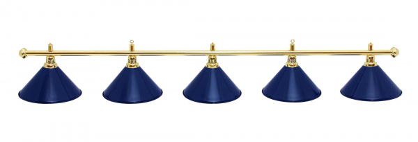 Светильник "Elegance" 5 ламп. golden-blue