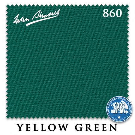 Сукно "Iwan Simonis" 860 198см.Yellow green