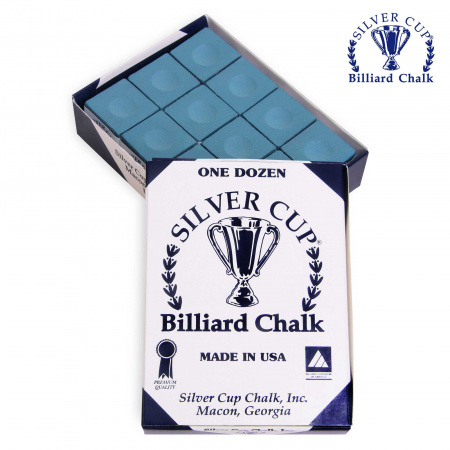 Мел "Silver Cup" powder blue 12 шт.